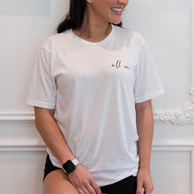 Load image into Gallery viewer, All In White Unisex Tee